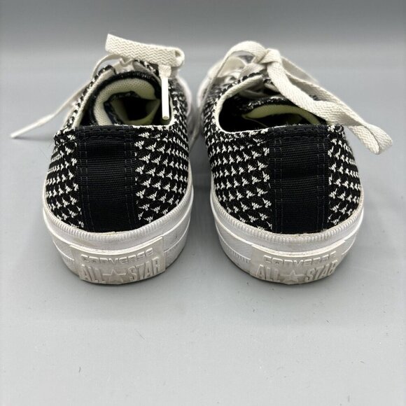 Converse with Lunaron Black White Low Top Women’s Sneakers 6 - Picture 3 of 9